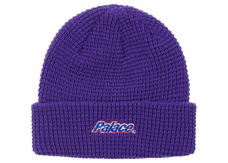 Palace Lowercase Font Beanie Purple