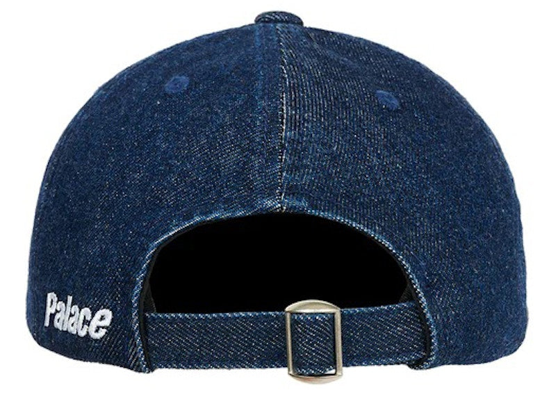 Palace Lowercase Washed Denim 6-Panel Indigo