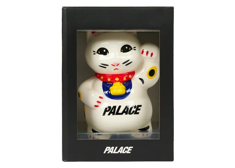 Palace Lucky Cat Money Bank White