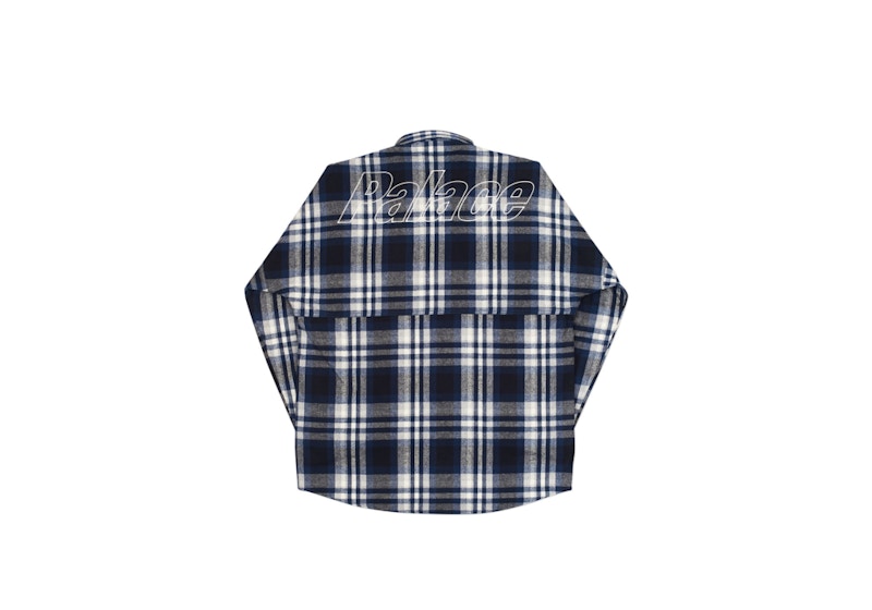 Palace Lumber Yak Shirt Navy/Indigo/White