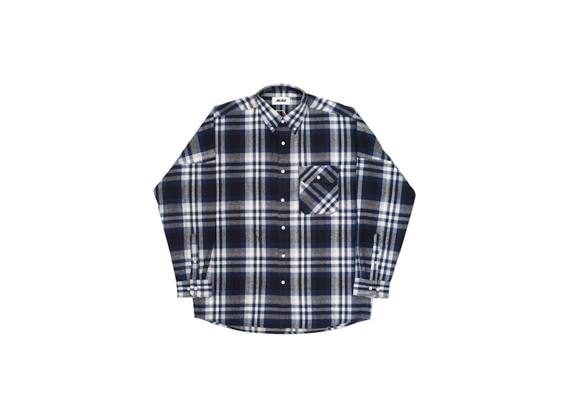 Palace Lumber Yak Shirt Navy/Indigo/White