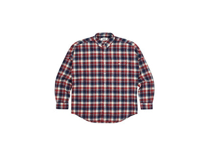 Palace Lumber Yak Shirt Red/Navy