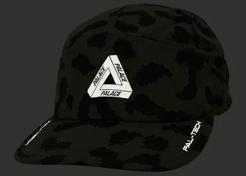 Palace M-Tech Shell Running Hat Olive Cheetah
