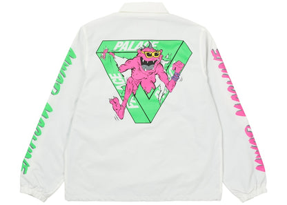Palace M-Zone Mutant Ripper Coach Jacket White