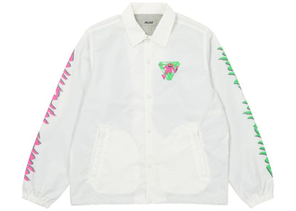 Palace M-Zone Mutant Ripper Coach Jacket White
