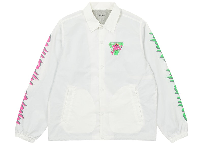 Palace M-Zone Mutant Ripper Coach Jacket White