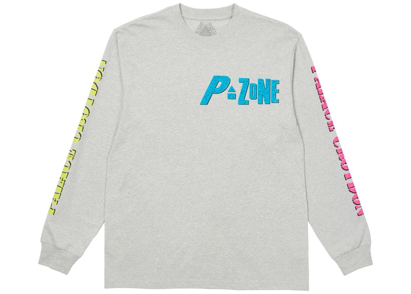 Palace M-Zone Mutant Stomp Longsleeve Grey Marl