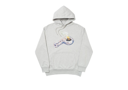 Palace Machine Hood Grey Marl