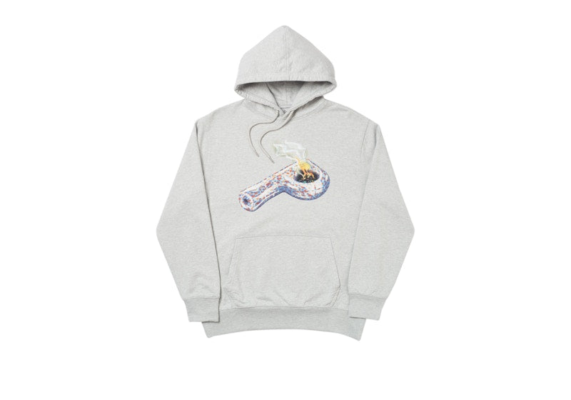 Palace Machine Hood Grey Marl