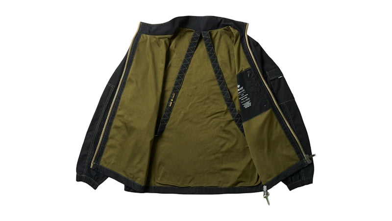 Palace Maharishi Asymetric Track Jacket Black