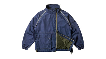 Palace Maharishi Asymetric Track Jacket Blue