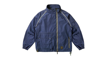 Palace Maharishi Asymetric Track Jacket Blue
