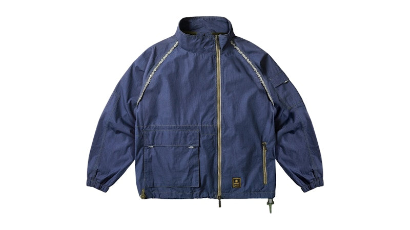 Palace Maharishi Asymetric Track Jacket Blue