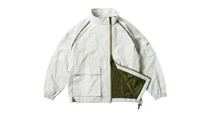 Palace Maharishi Asymetric Track Jacket Ice