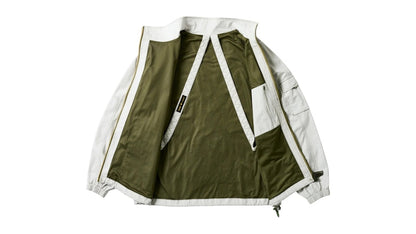 Palace Maharishi Asymetric Track Jacket Ice