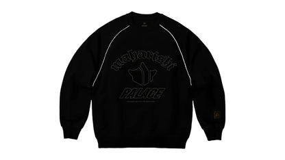 Palace Maharishi Temple Crew Black