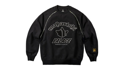 Palace Maharishi Temple Crew Black