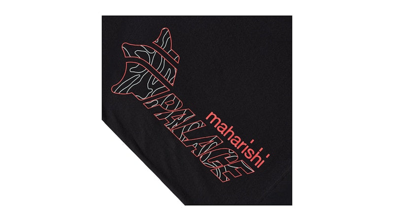 Palace Maharishi Temple Star T-Shirt Black