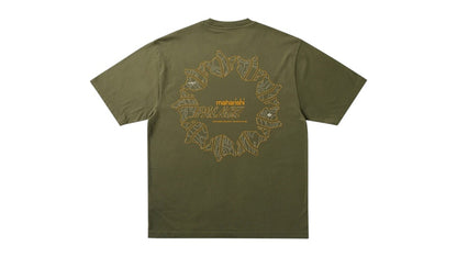Palace Maharishi Temple Star T-Shirt Olive