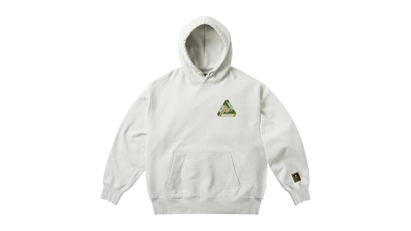 Palace Maharishi Tri-Bonsai Hood Stone White