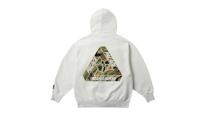 Palace Maharishi Tri-Bonsai Hood Stone White