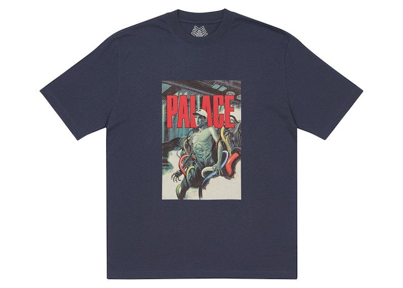 Palace Mangas T-shirt Navy