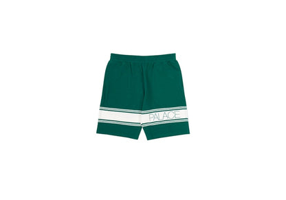 Palace Marina Stripe Pique Shorts White/Green