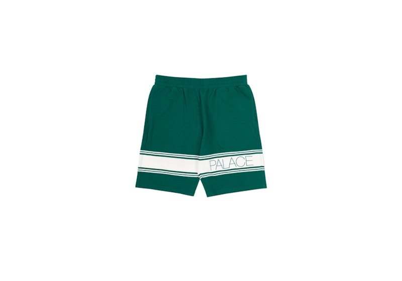 Palace Marina Stripe Pique Shorts White/Green