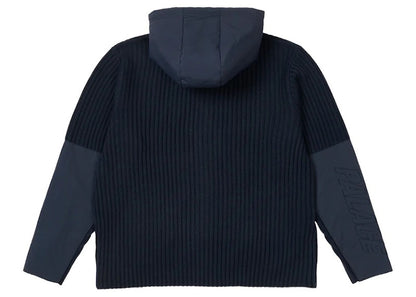Palace Marine Zip Hood Knit Navy