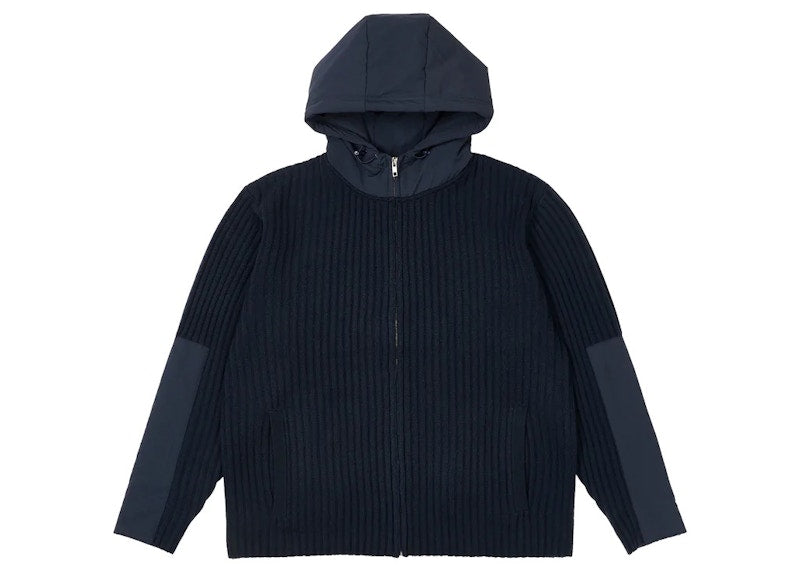 Palace Marine Zip Hood Knit Navy