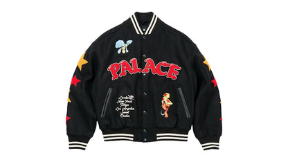 Palace Mark Bode Varsity Jacket Black