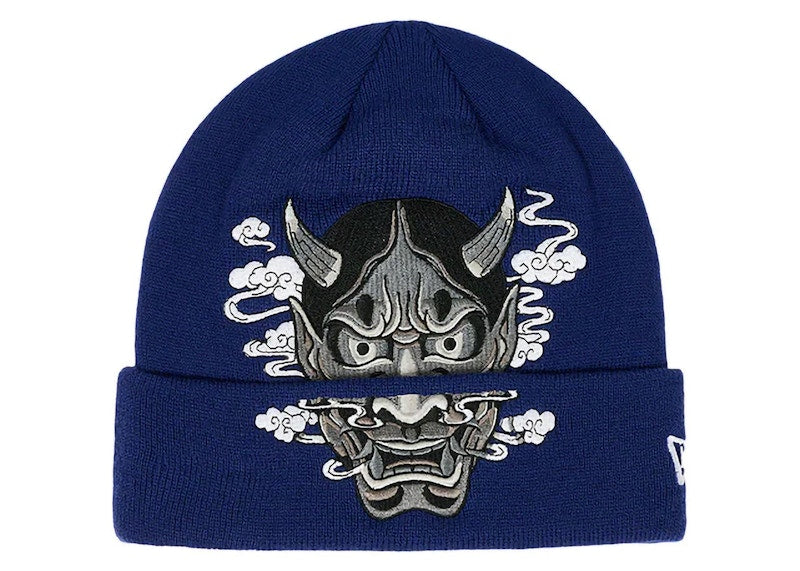 Palace Masks New Era Beanie Blue