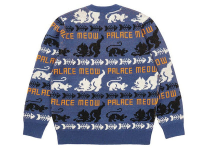 Palace Meow Meow Knit Blue