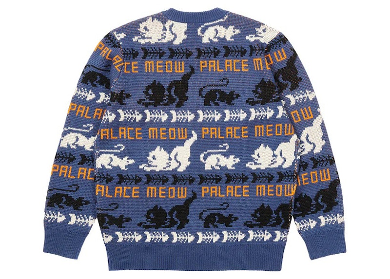 Palace Meow Meow Knit Blue