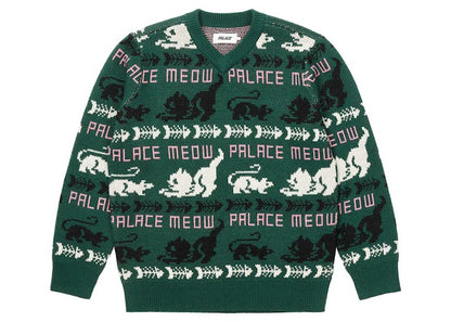 Palace Meow Meow Knit Green