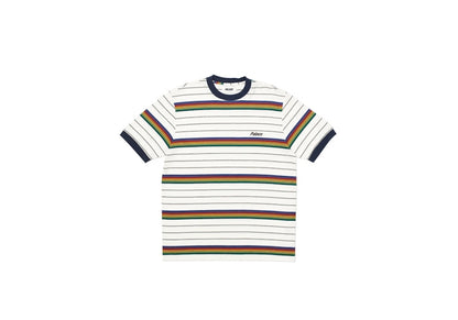Palace Mershy-Pea Striped T-shirt White