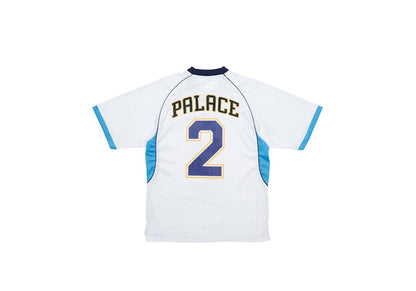 Palace Mesh Football Top White