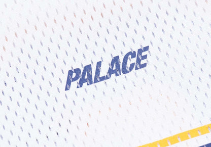 Palace Mesh Football Top White