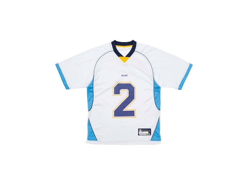 Palace Mesh Football Top White