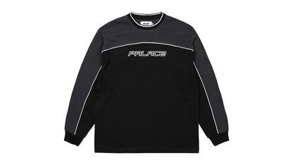 Palace Mesh Panel Longsleeve Slate