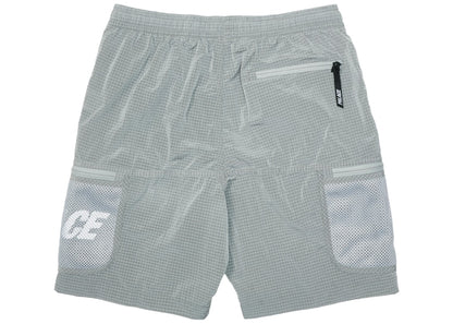 Palace Mesh Pocket Shell Shorts Grey