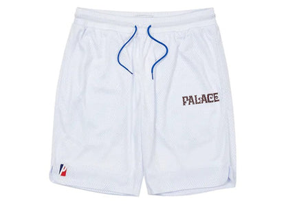 Palace Mesh Practice Shorts White