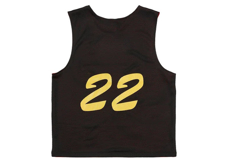 Palace Mesh Practice Vest Black/Red