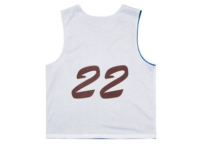 Palace Mesh Practice Vest White/Blue