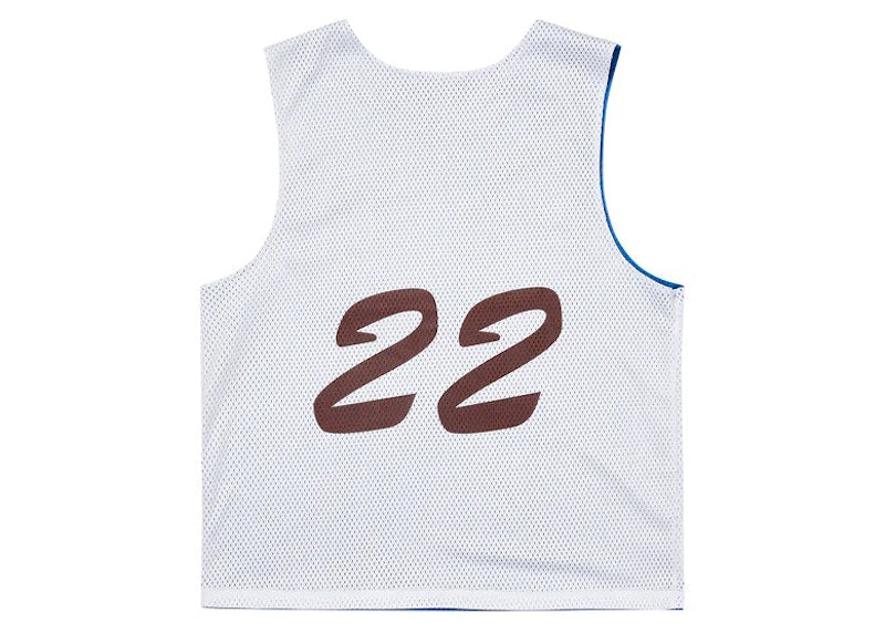 Palace Mesh Practice Vest White/Blue