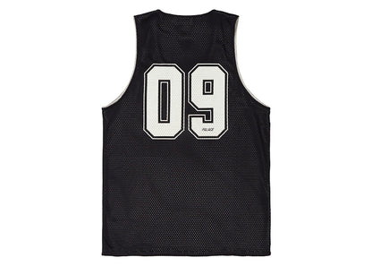 Palace Mesh Reverso Border Vest Black