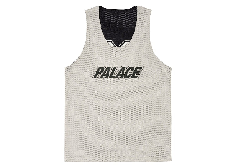 Palace Mesh Reverso Border Vest Black