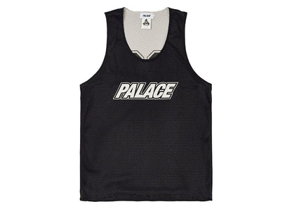 Palace Mesh Reverso Border Vest Black