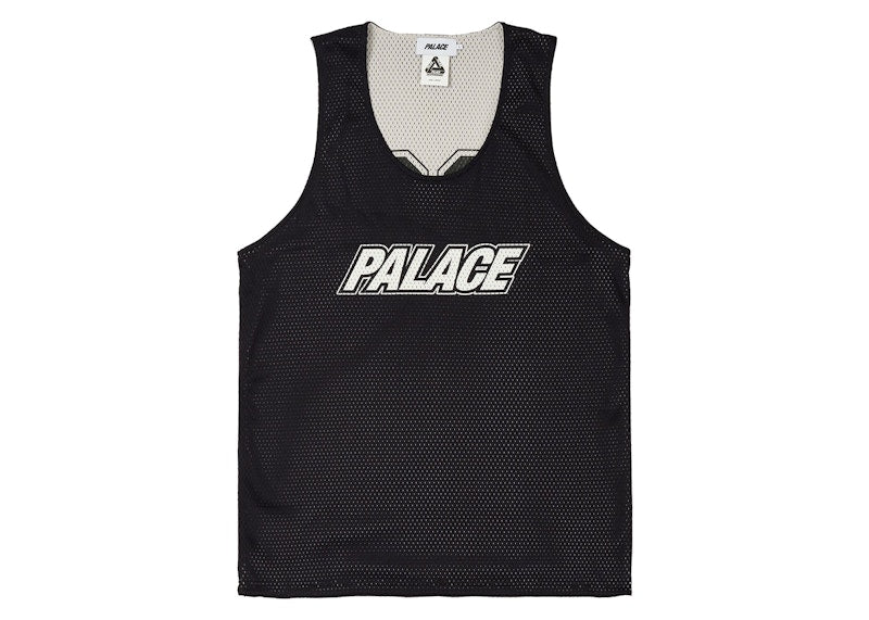 Palace Mesh Reverso Border Vest Black