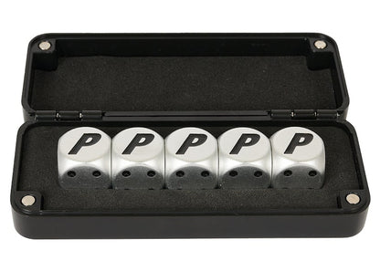 Palace Metal Dice Silver